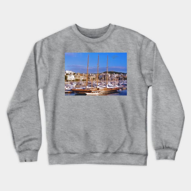 Palma Harbour Crewneck Sweatshirt by tomg